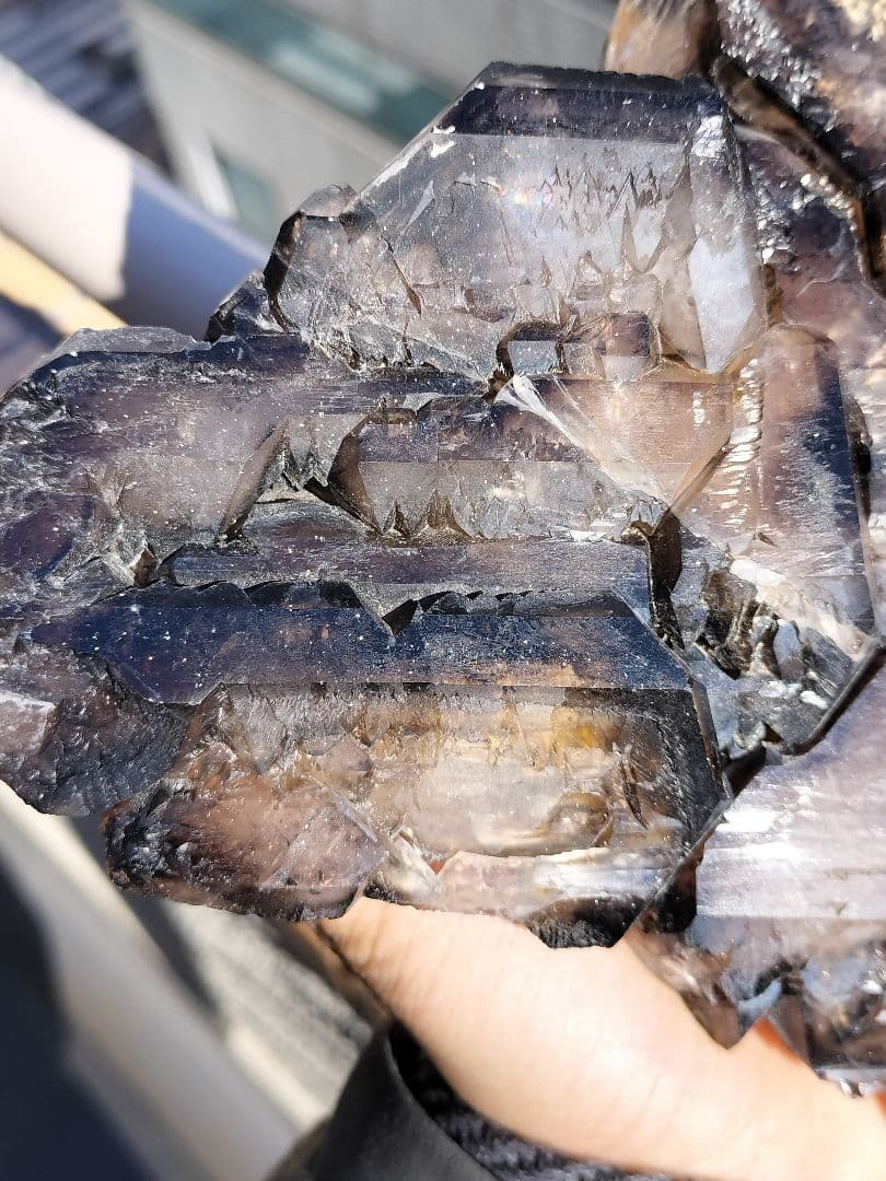 【超特価】スモーキーエレスチャル　金色のきらめき