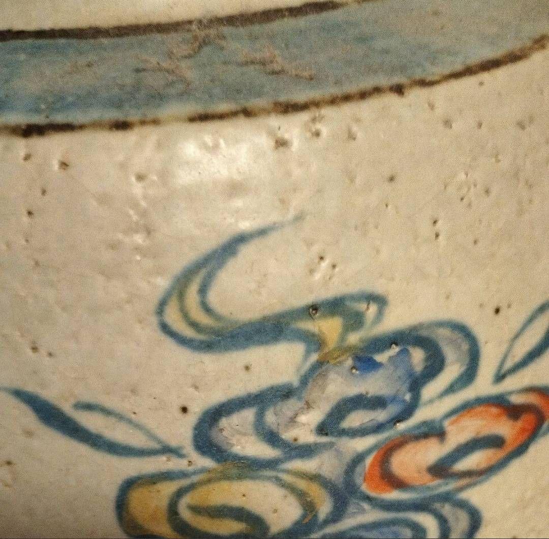 中国古玩　鳳凰紋様　壷