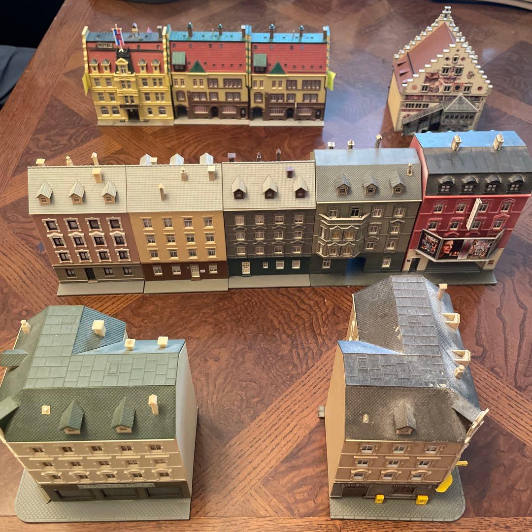 Nゲージ　海外ストラクチャー　欧州街並み繁華街kibri POLA 11点まとめ