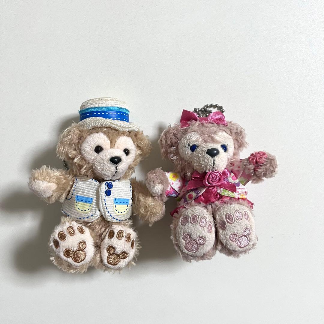 専用】ディズニー ダッフィー シェリーメイ スプリング ぬいぐるみ ストラップ