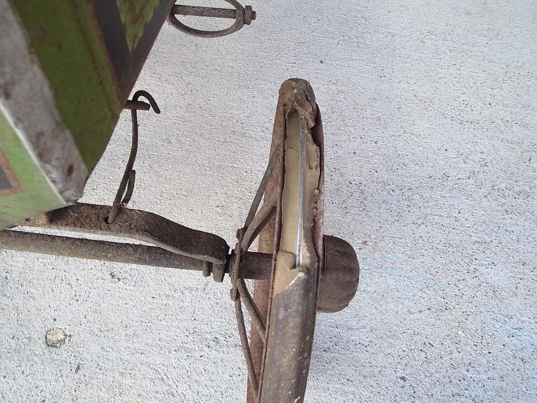 木製/ブリキ　子供用　ペダルカー　時代不明　アンティーク　レトロ