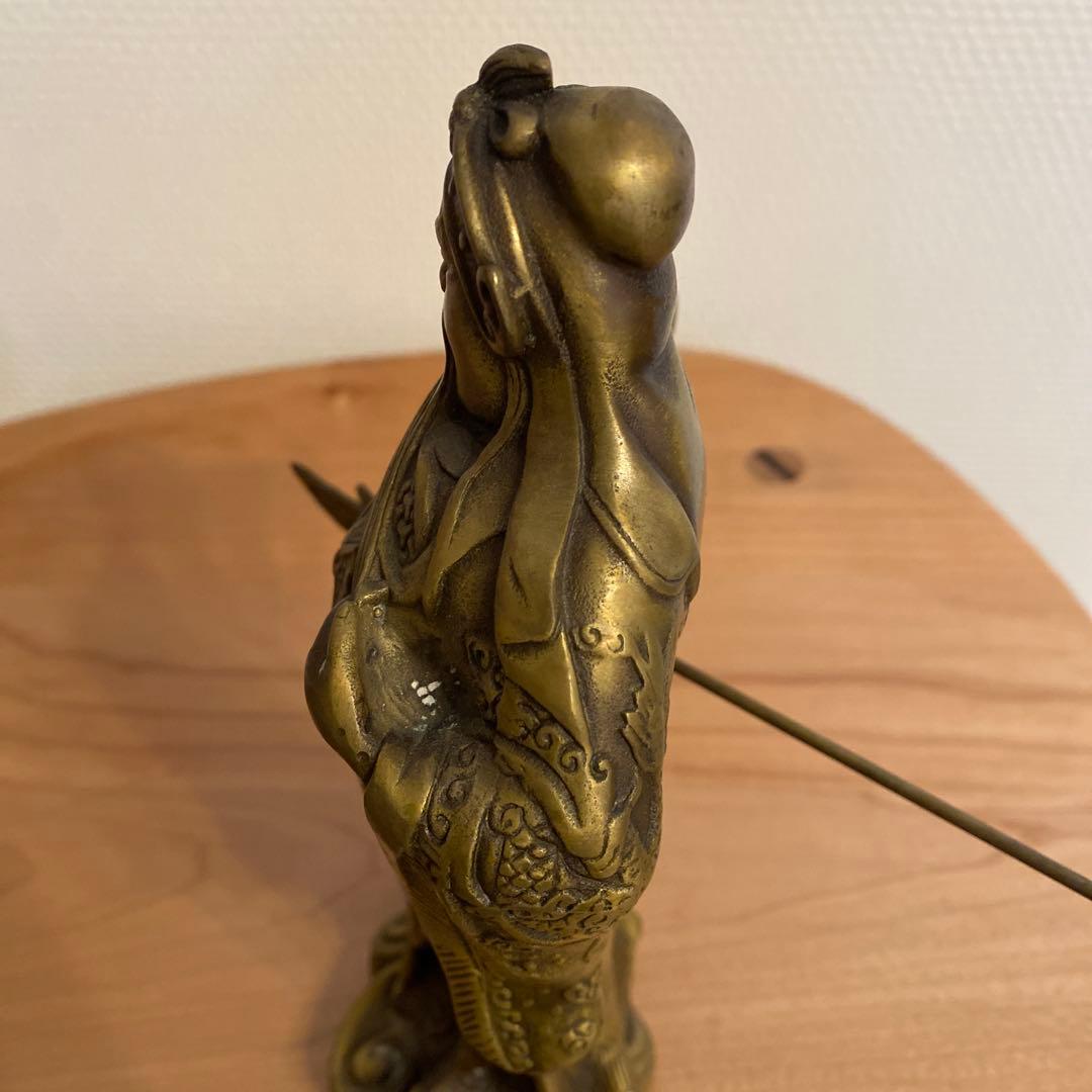 【開運】関羽　置物　三国志　関聖帝君