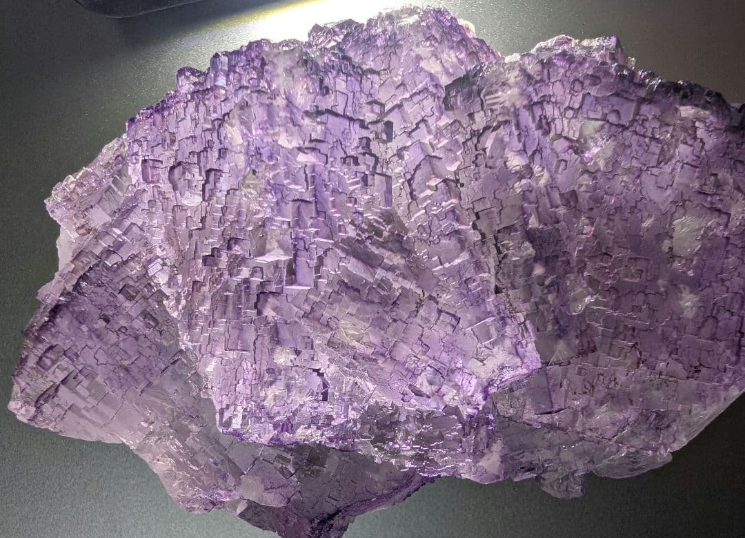 アメリカ　イリノイ州Minerva産フローライト