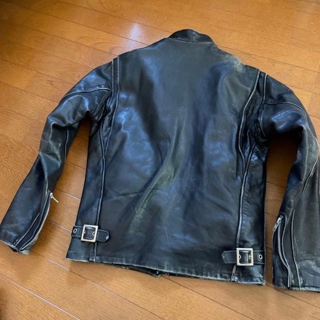 激味 SCHOTT 641 シングルライダース ボアライナー 38 USA