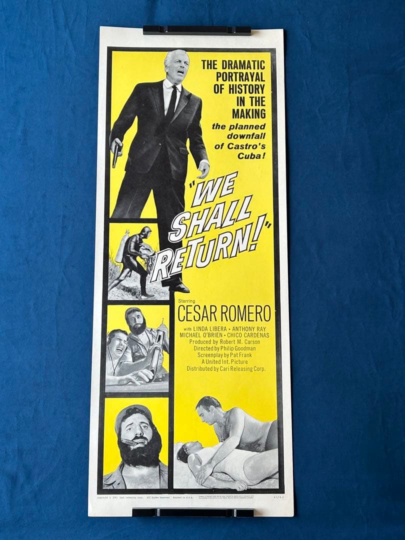 我々は戻って来る　USオリジナル映画ポスター