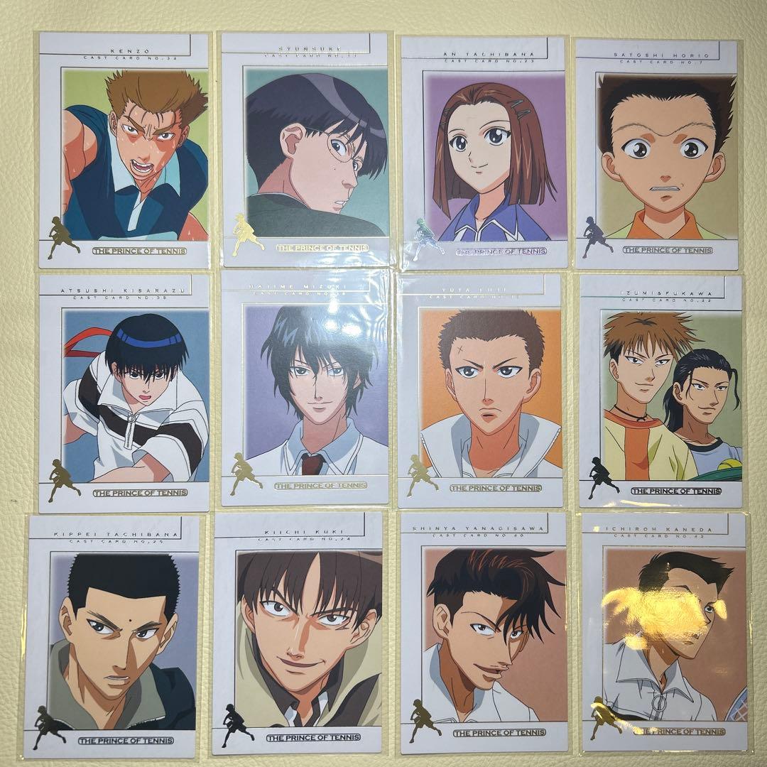 テニスの王子様　トレカ　キャストカード　セット　箔押し