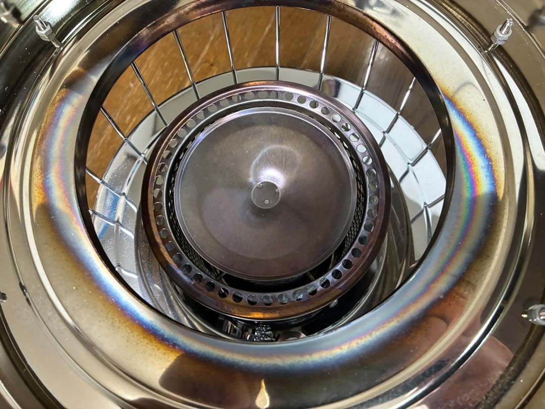 【セット品】アルパカストーブ TS-77NC黒 専用収納ケース+五徳