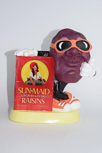 1980’s カリフォルニアレーズン ソフビ 貯金箱 アドバタイジング PVC