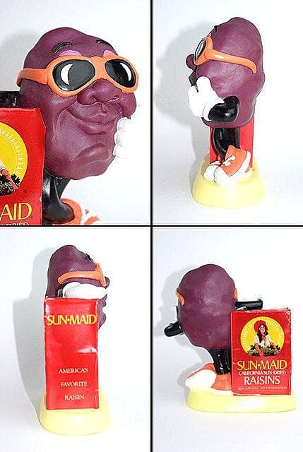 1980’s カリフォルニアレーズン ソフビ 貯金箱 アドバタイジング PVC