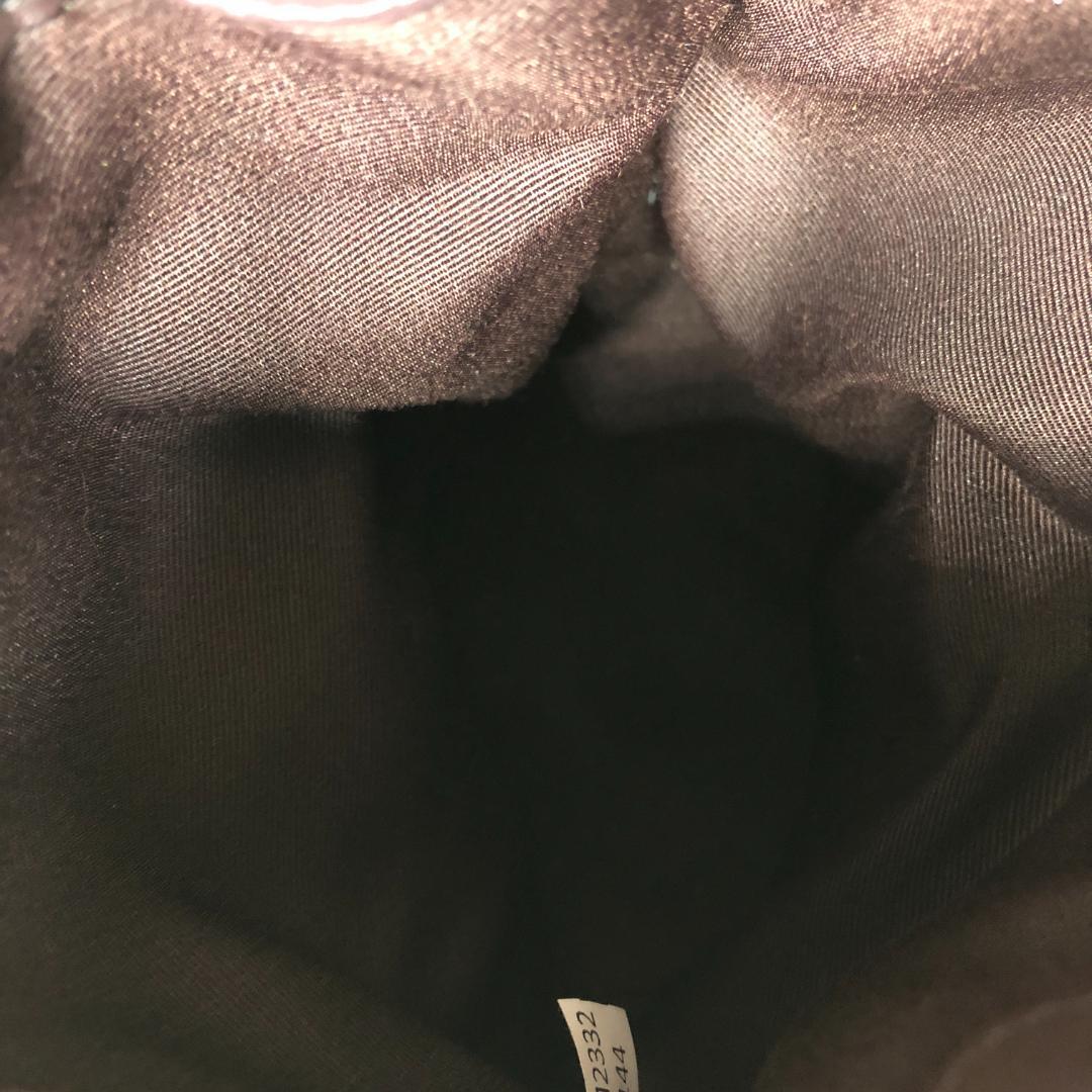 【極美品】COACHコーチ　ブラック　レザー　ショルダーバッグ　２WAY　巾着型