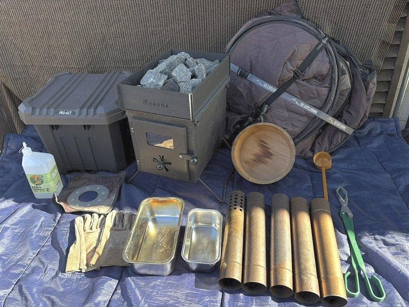 IESAUNA イエサウナ 家庭用サウナ 自宅サウナ セット