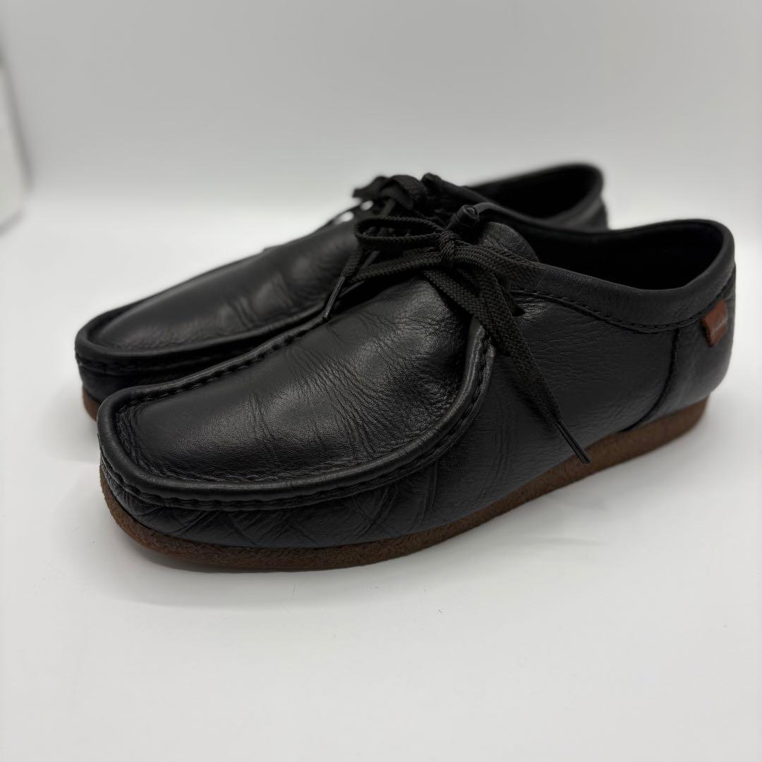 【Clarks】シェイカーⅡラン ワラビー モカシン 26.5cm 黒 軽量