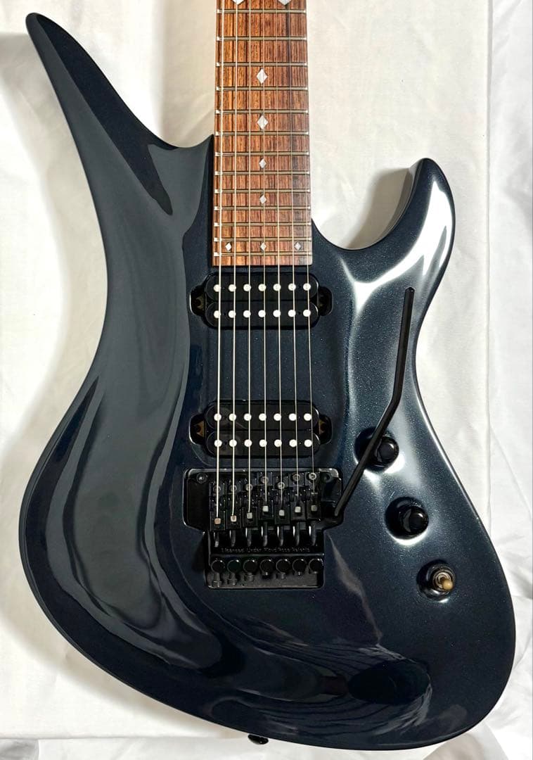 【新品弦張替済】Progauge 7弦ギター フロイドローズ シェクター