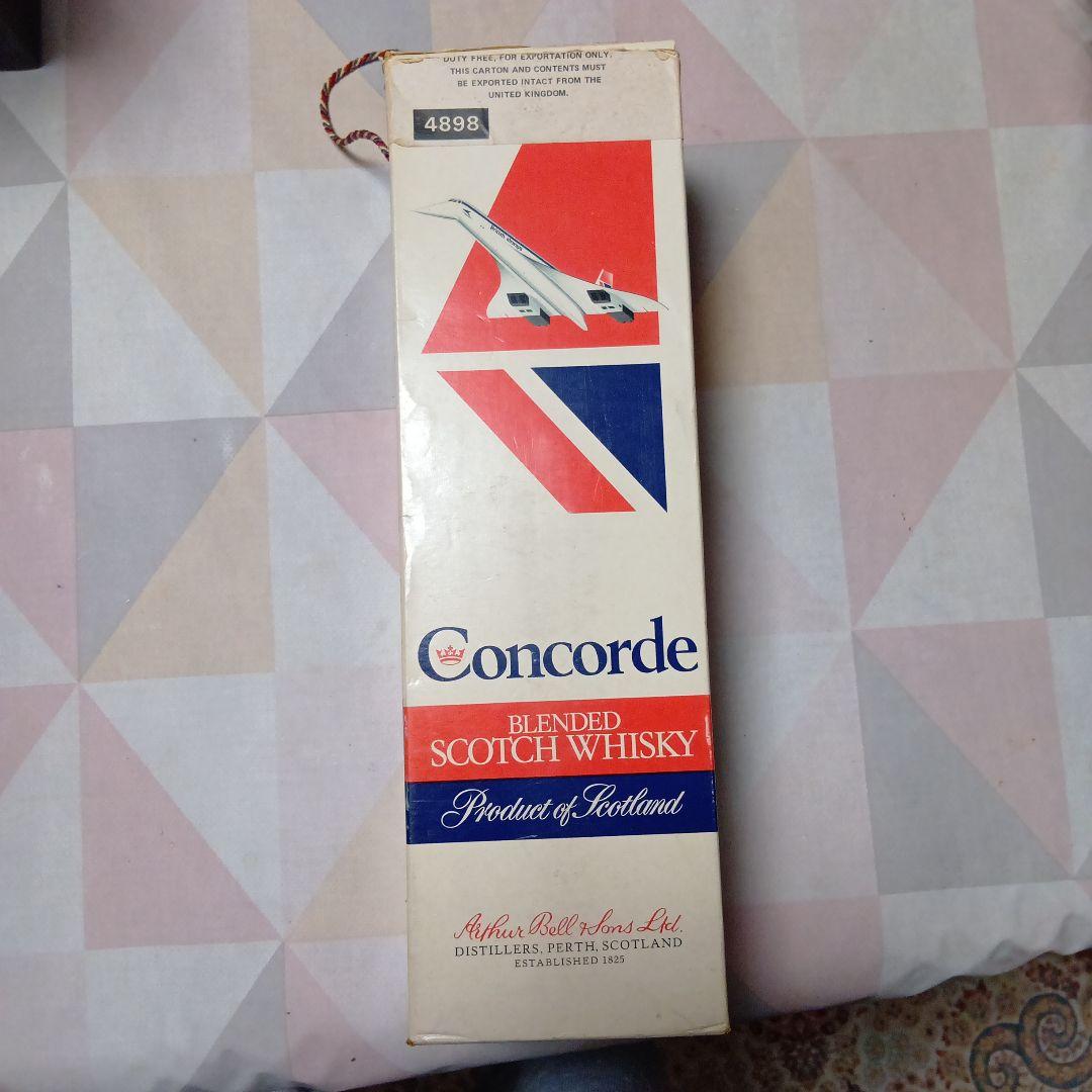 コンコルド　concorde スコッチウイスキー 古酒　大西洋横断飛行飛行記念