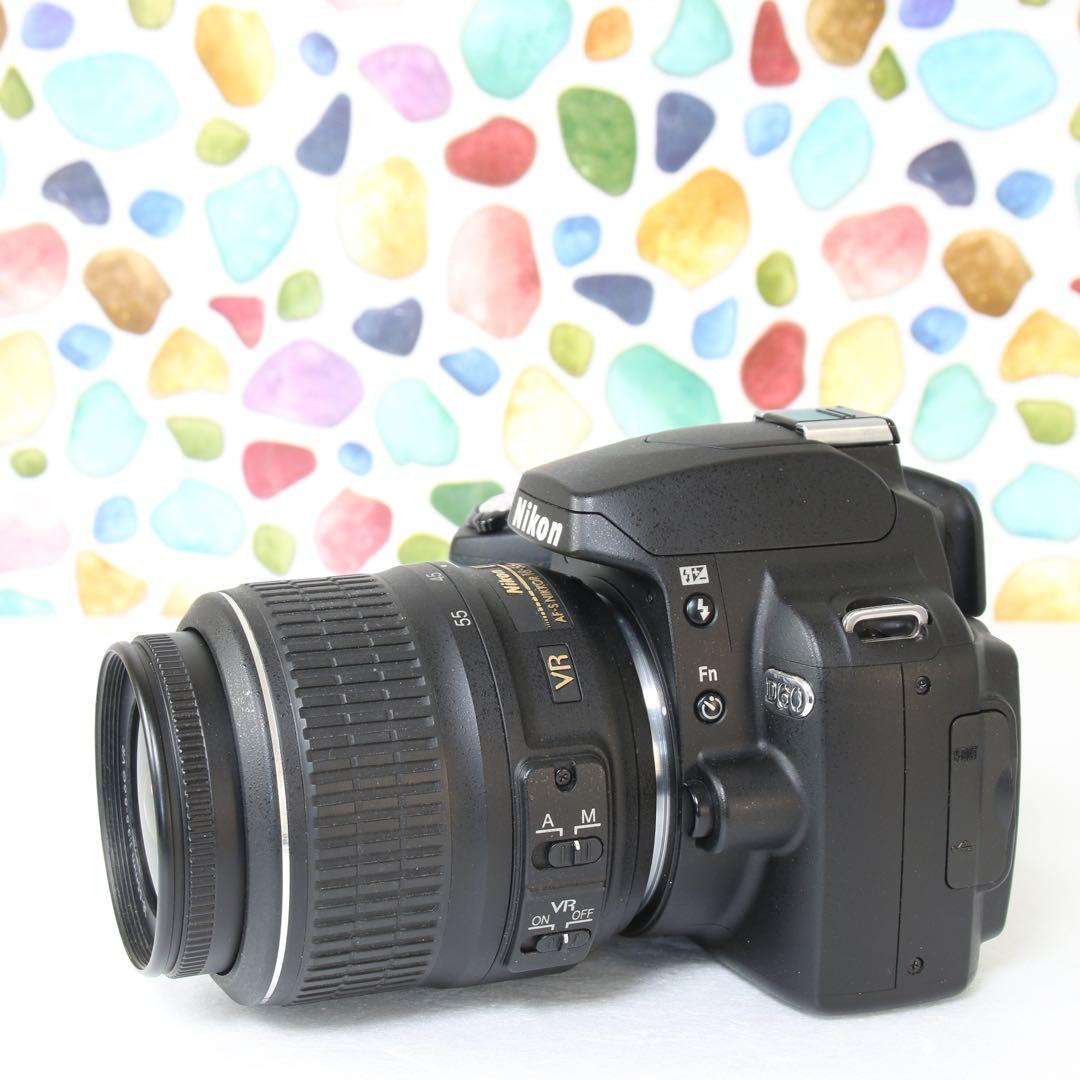 ♥︎◇NIKON ニコン D60 ◇スマホ転送♪ ◇手振れ補正付きレンズキット♪