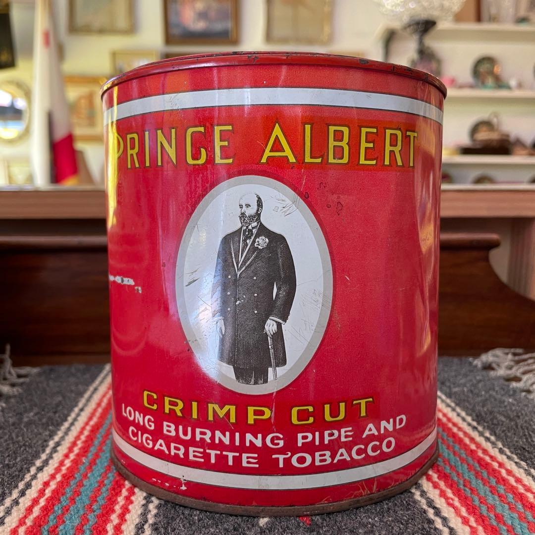 希少品！40s〜50s タバコ缶　アメリカンアンティーク　USAヴィンテージ雑貨