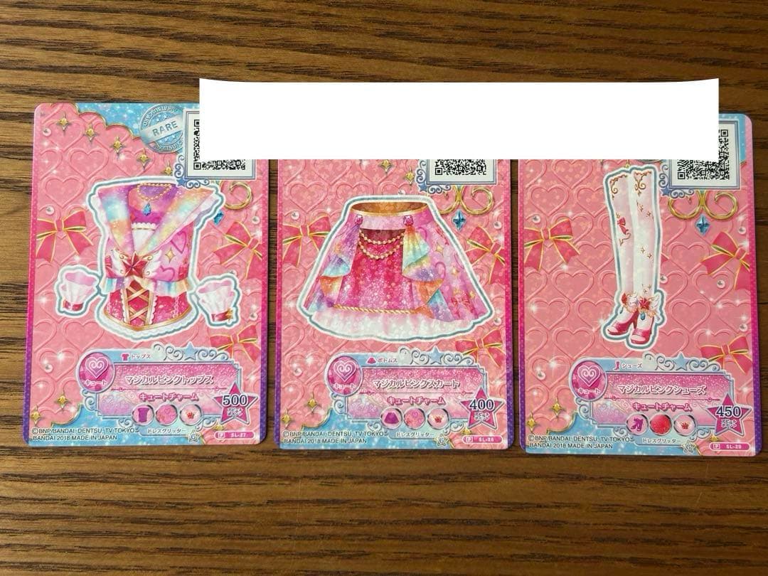 アイカツ セレクションパック マジカルピンクコーデ　武道館　サイン