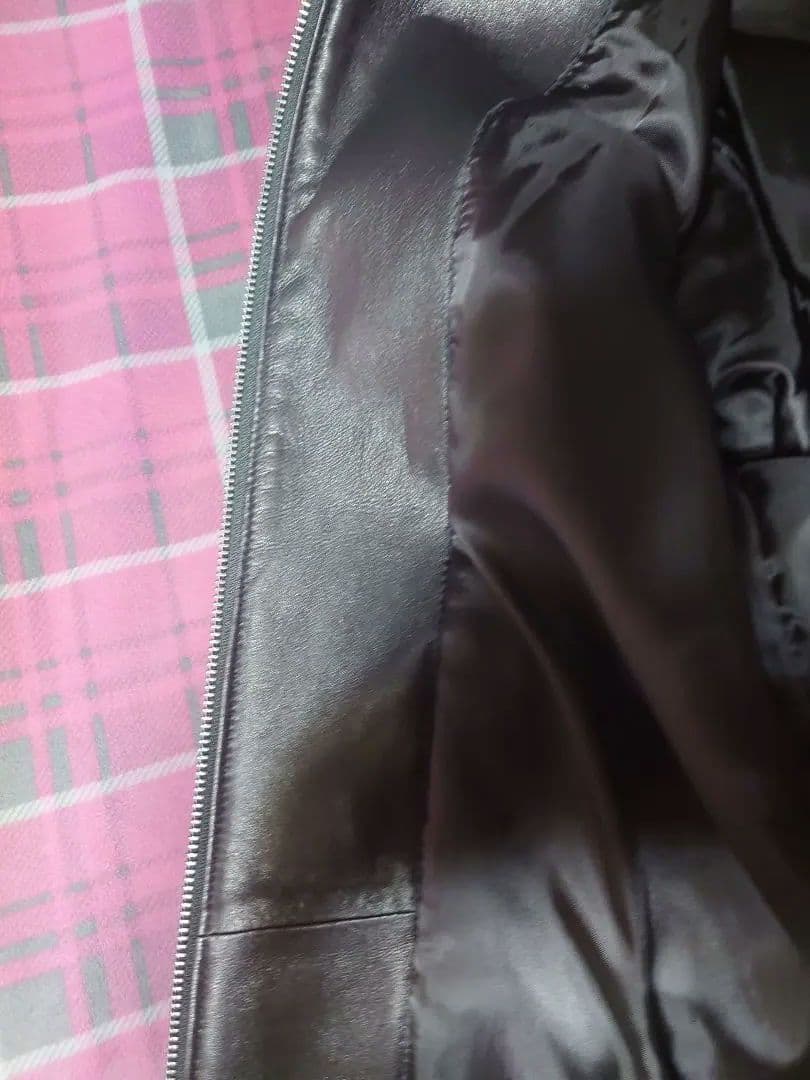 新品未使用　ナノ・ユニバース　シープレザーライダースジャケット