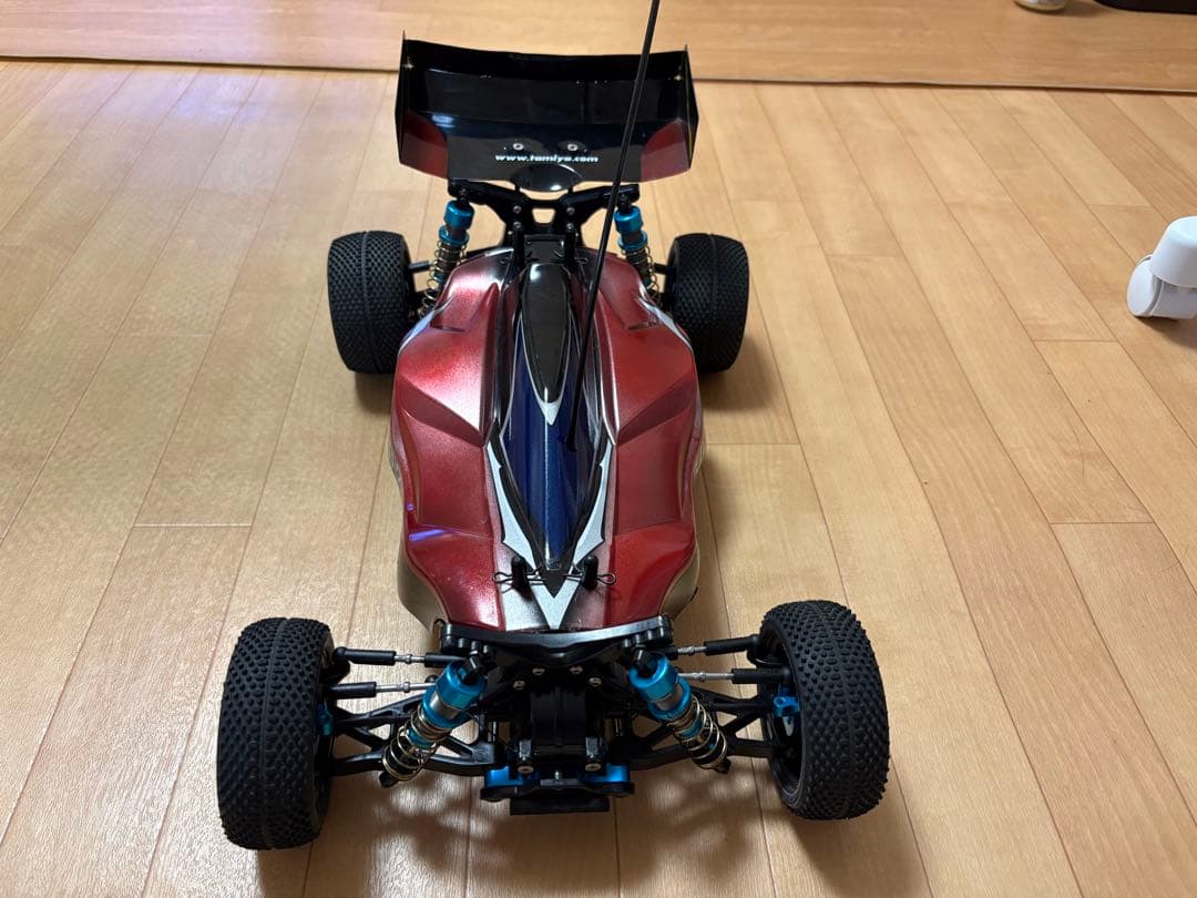 タミヤ4WDバギーDB01ドゥルガとフタバ3PMプロポ（説明書付き）のセット