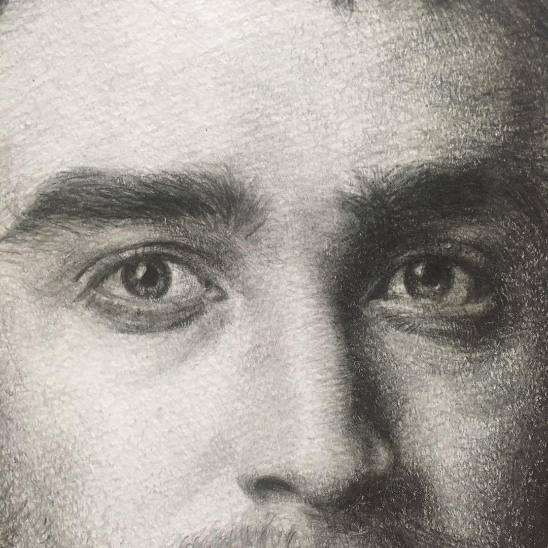 ダニエル・ラドクリフ 似顔絵 （鉛筆画）原画