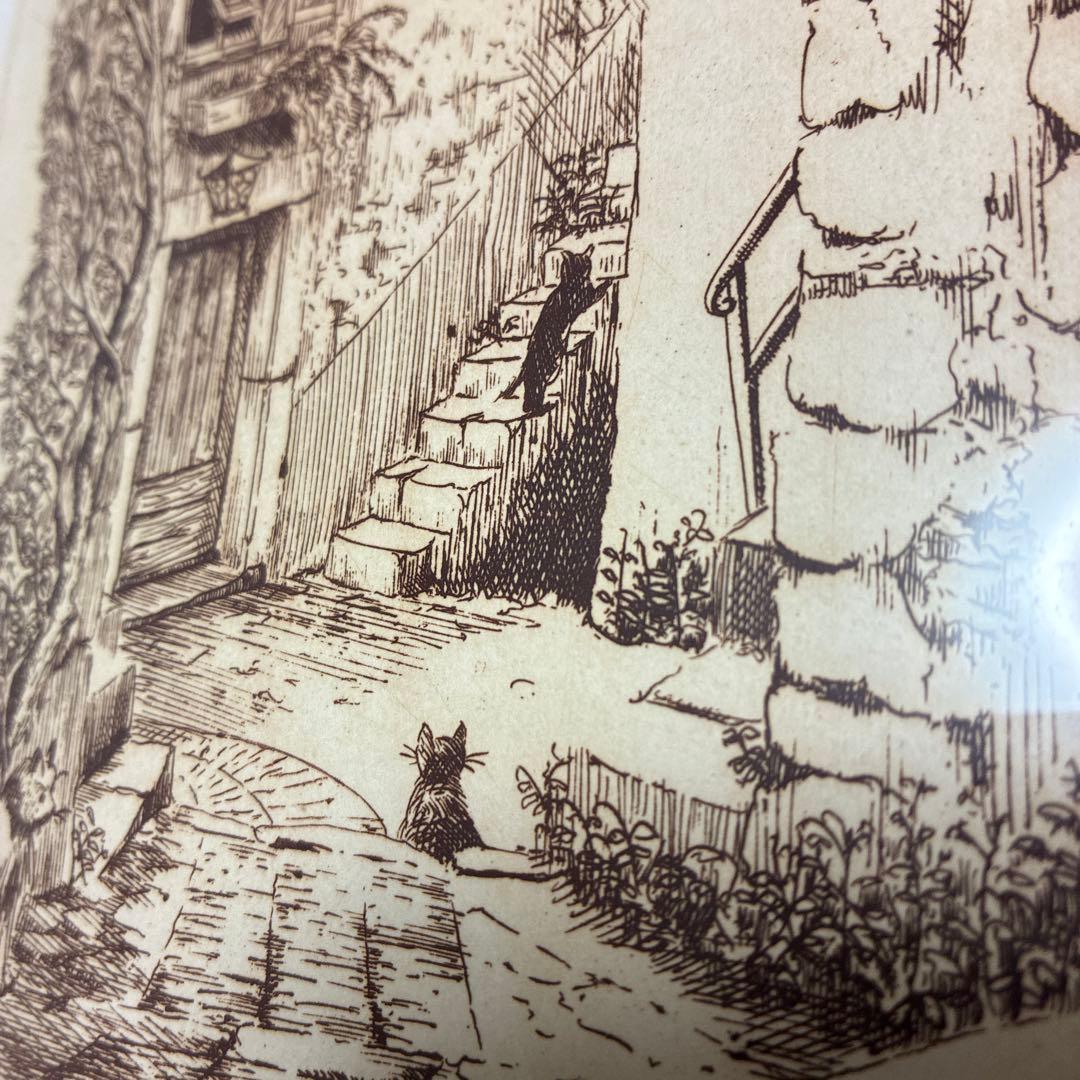 patricia MAE and Michel PERREARD 猫　銅版画