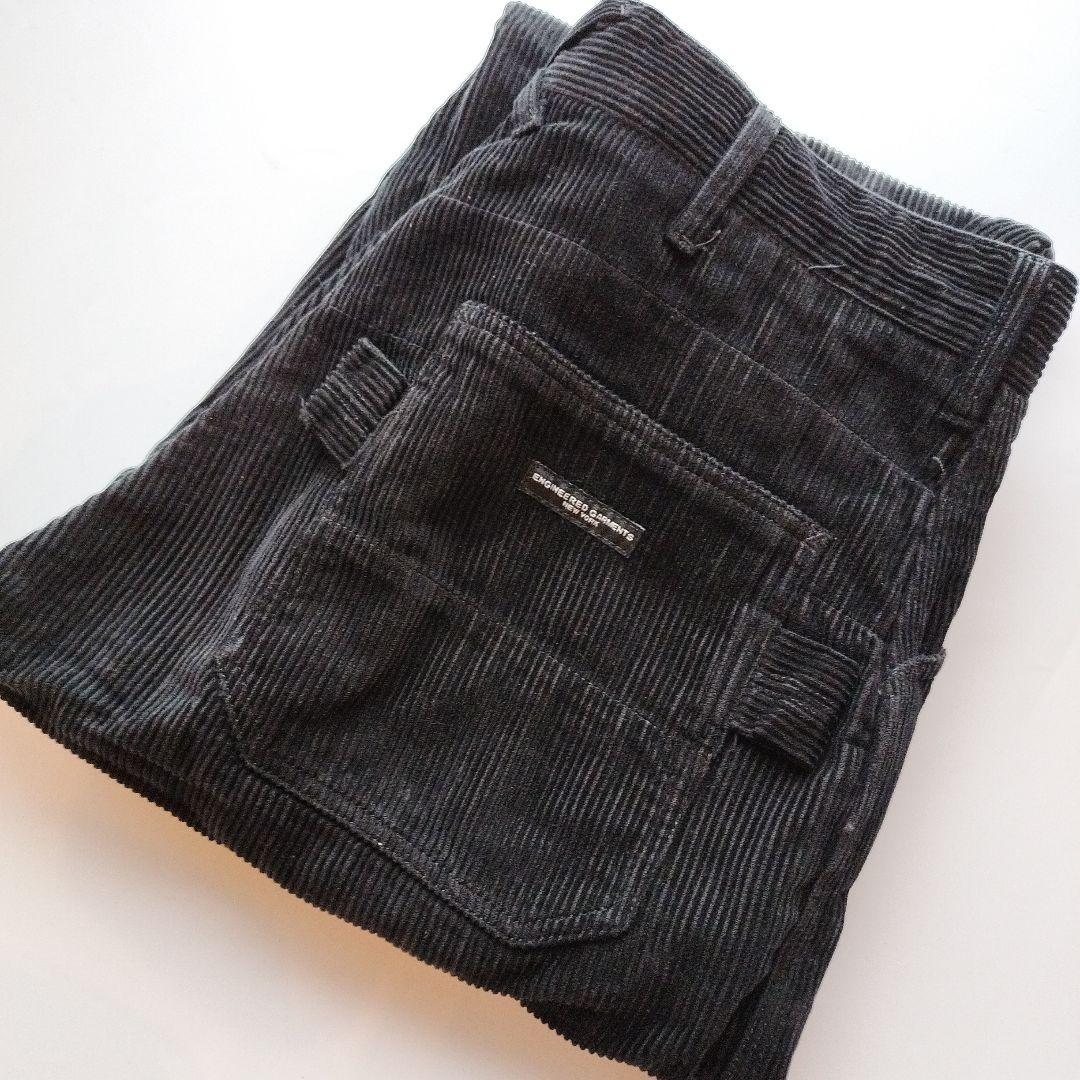 ENGINEERED GARMENTS ブラック　コーデュロイ