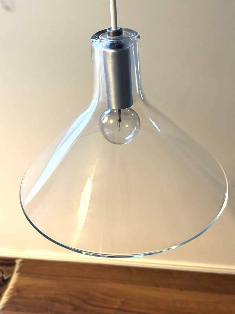 flame ガラス製ペンダントライト 100V 60W