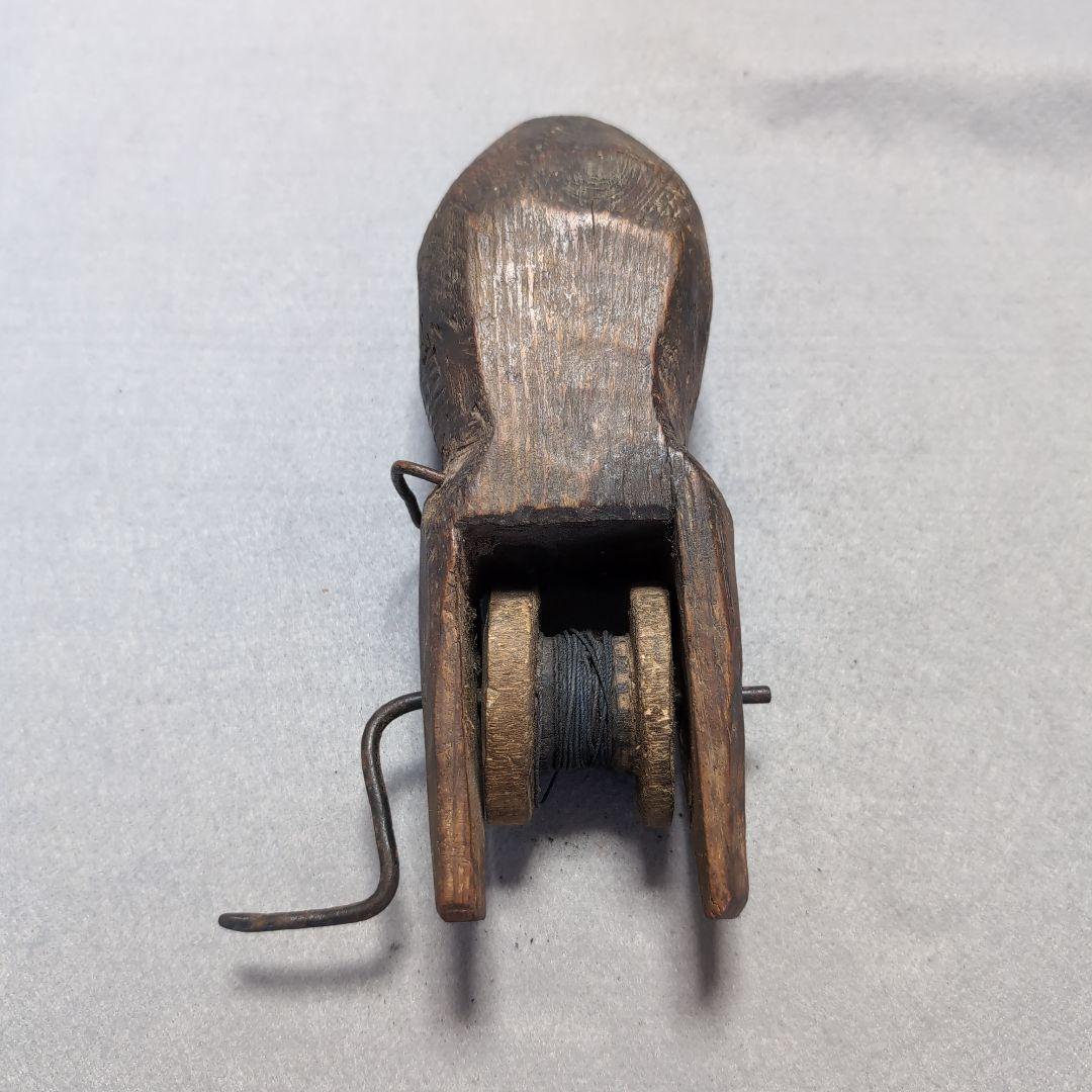 李朝 木製 墨壺 李朝墨壺 李朝木工品 李朝家具　木工品　ネズミ型墨壺