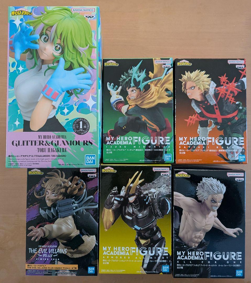 GIGO限定ヒロアカ4種 GLITTER&GLAMOURS 葉隠透 トガヒミコ