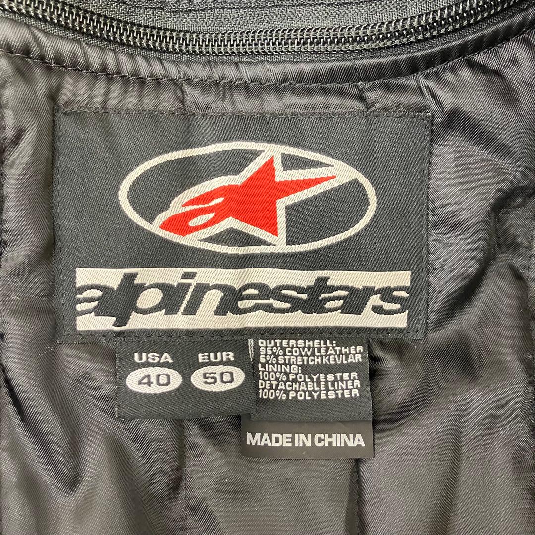 Alpinestars レザーパンチング バイクライディング モーターサイクル