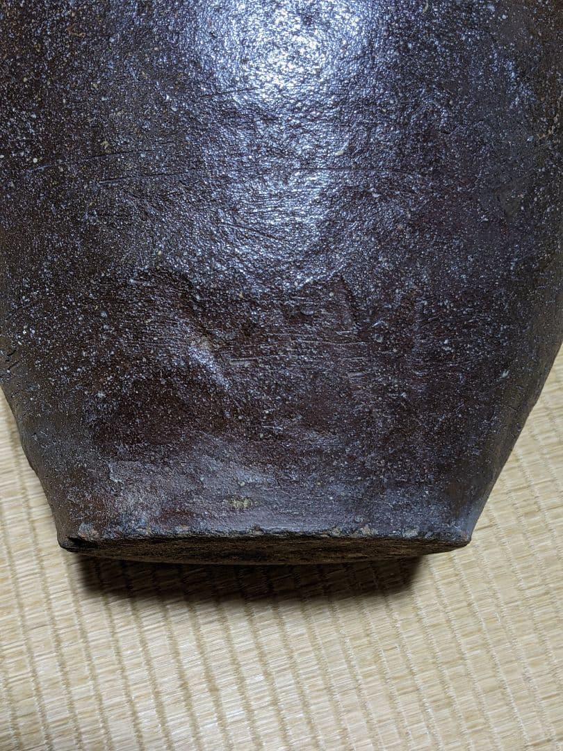 ♦古丹波 焼締め壺 室町時代〜桃山時代 花器花活 置物飾り古美術品 骨董品