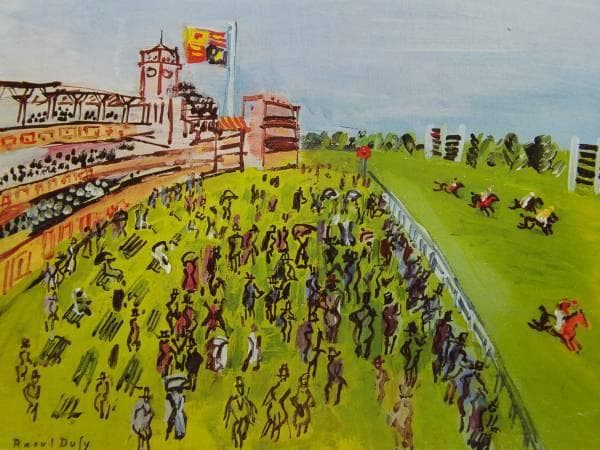 RAOUL DUFY、ASCOT、海外版超希少レゾネ、新品額付