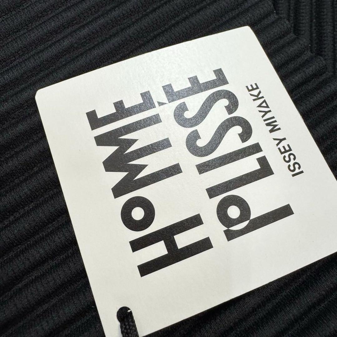 HOMME PLISS ISSEY MIYAKE プリーツ Tシャツ ブラック