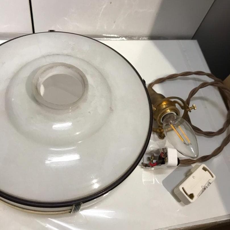 電傘　ランプシェード　金具付き　⑥