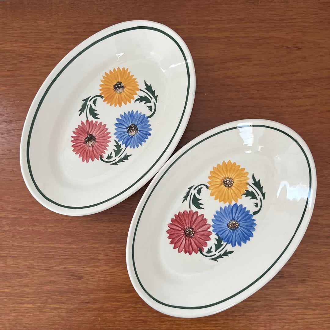 サルグミンヌ ラヴィエ フランスアンティーク ヴィンテージ 2枚セット