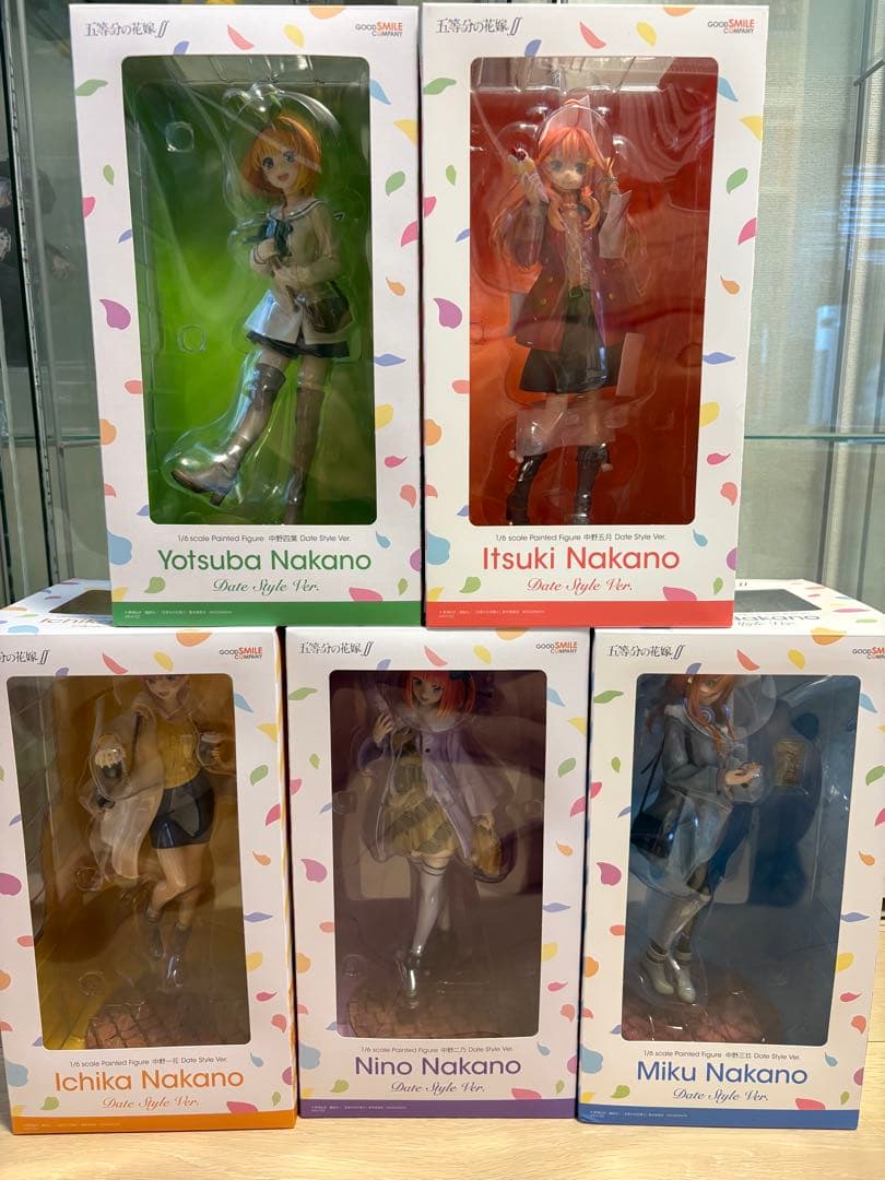 五等分の花嫁 Date style 一花 二乃 三玖 四葉 五月