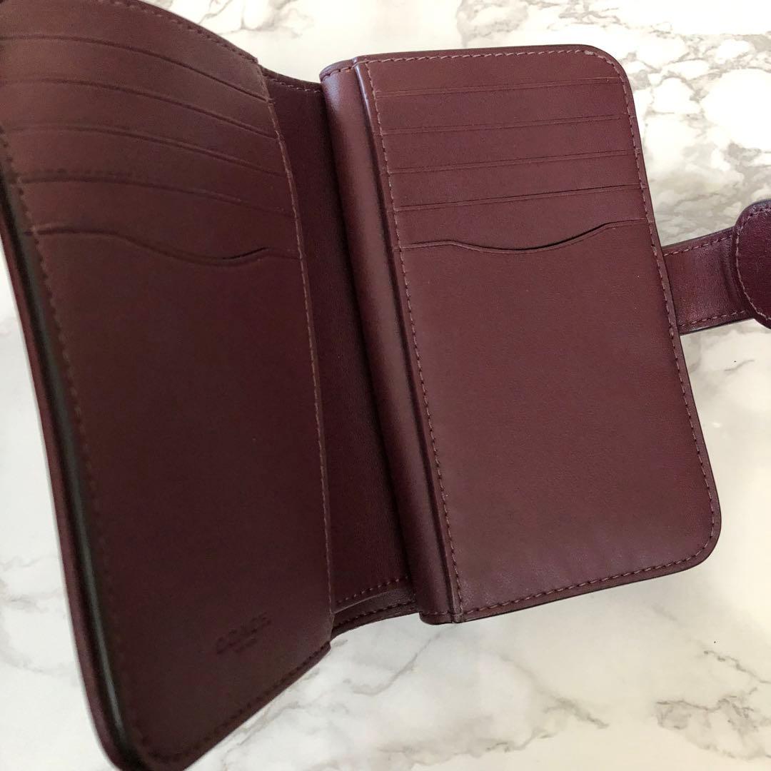 新品未使用 コーチ COACH 2つ折り財布 人気