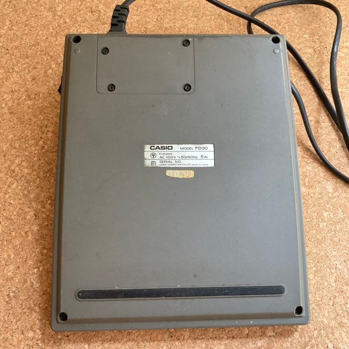 レトロ ビンテージ 高級 名機 Casio FD-30 昭和50年代 カシオ電卓