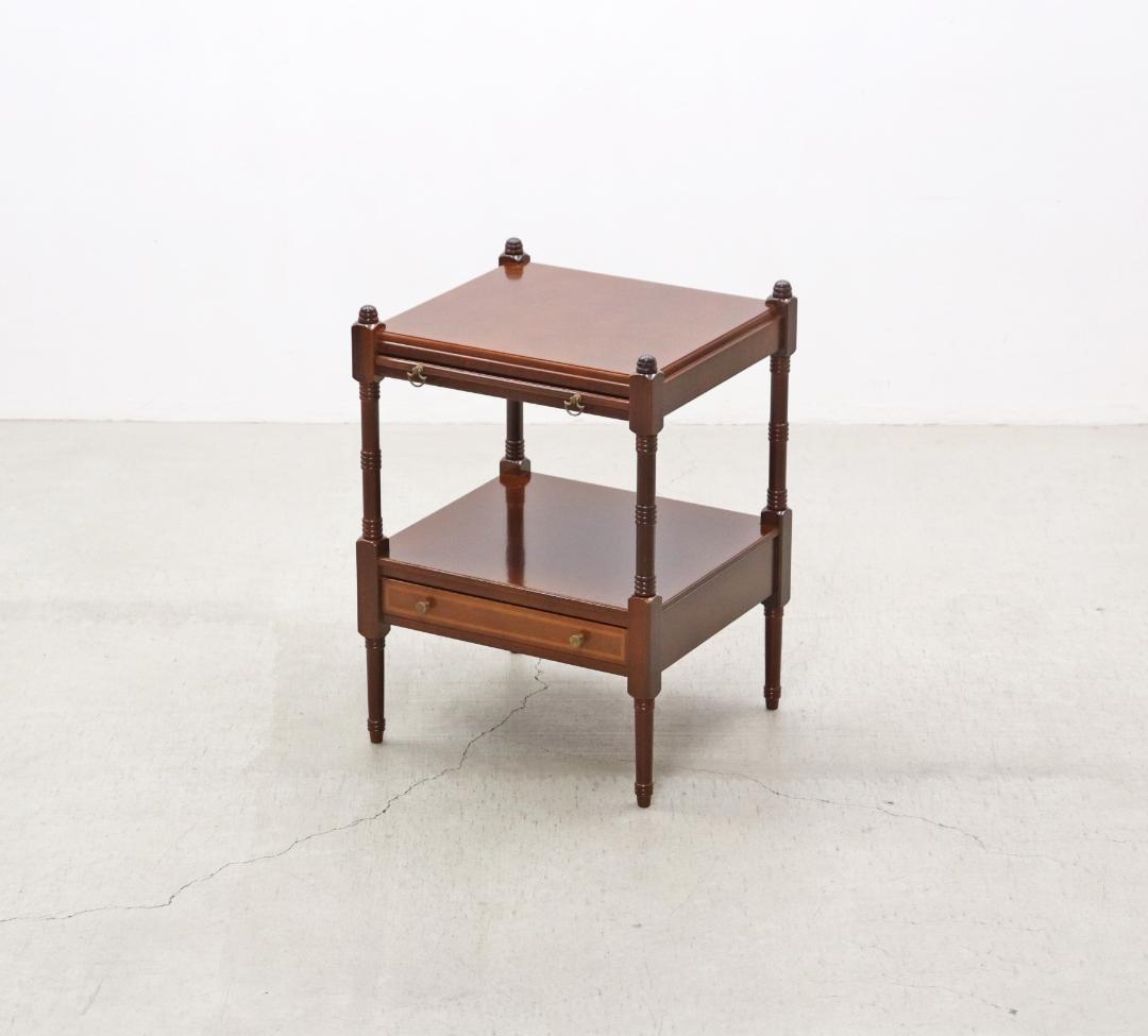 U.S. アメリカ ボンベイ サイドテーブル ラック ベッドサイド ヴィンテージ