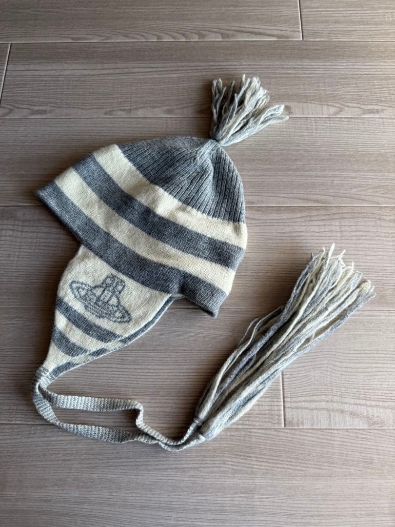 【希少】Vivienne Westwood ニット帽 グレー