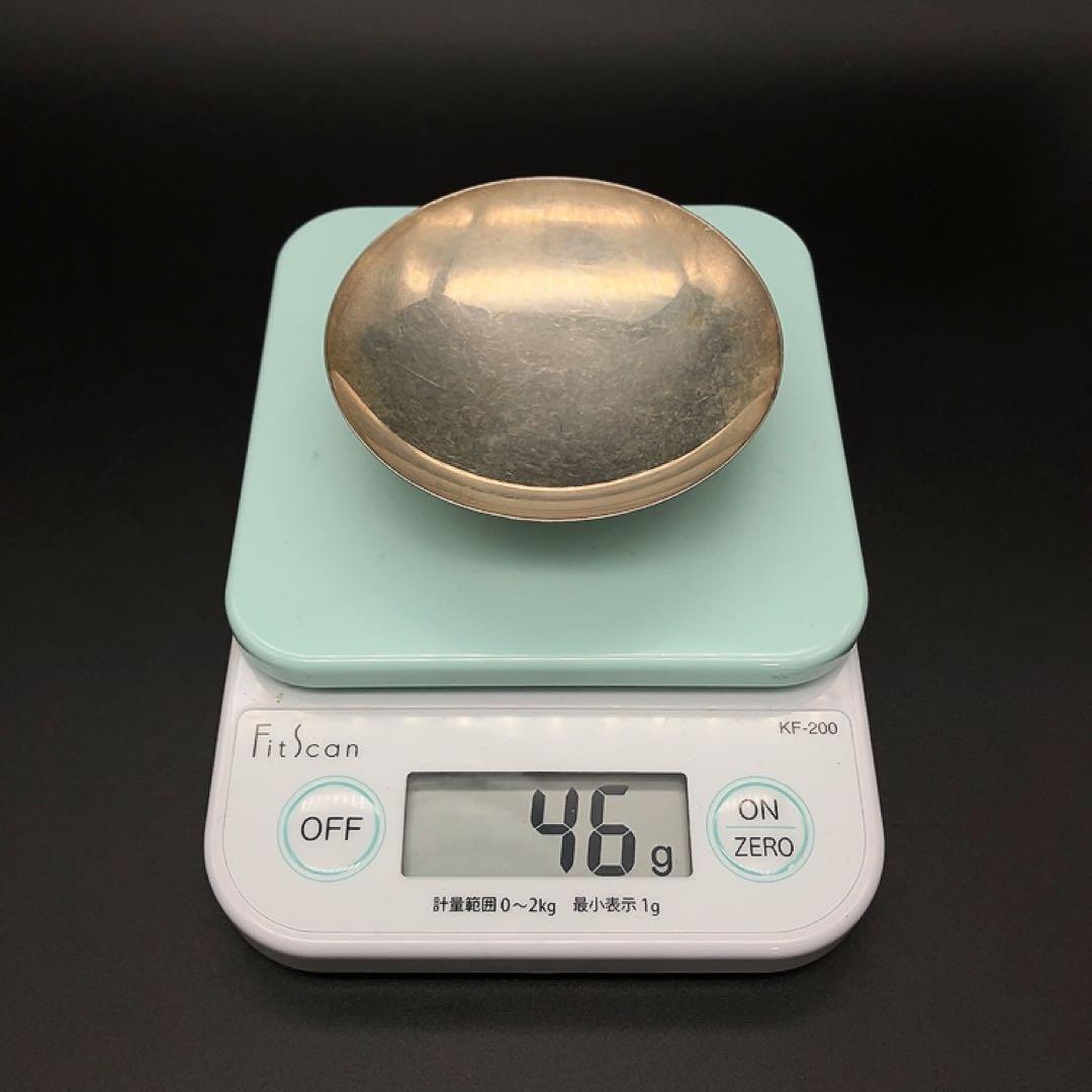 ケ*ン様 純銀 一鶴斎 記念盃 市制施工三十年記念 酒器 46ｇ