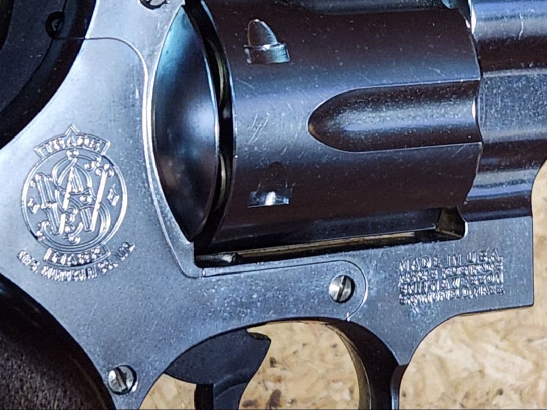 く*じ様 マルシン　ガスガン　旧型　S&W　M29　6インチ　黒銀2挺セット　金