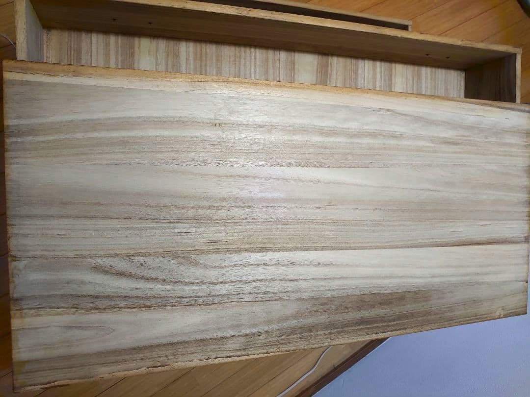 難あり 桐箪笥 天然木 整理箪笥 3段引出し収納 木製 和タンス 棚