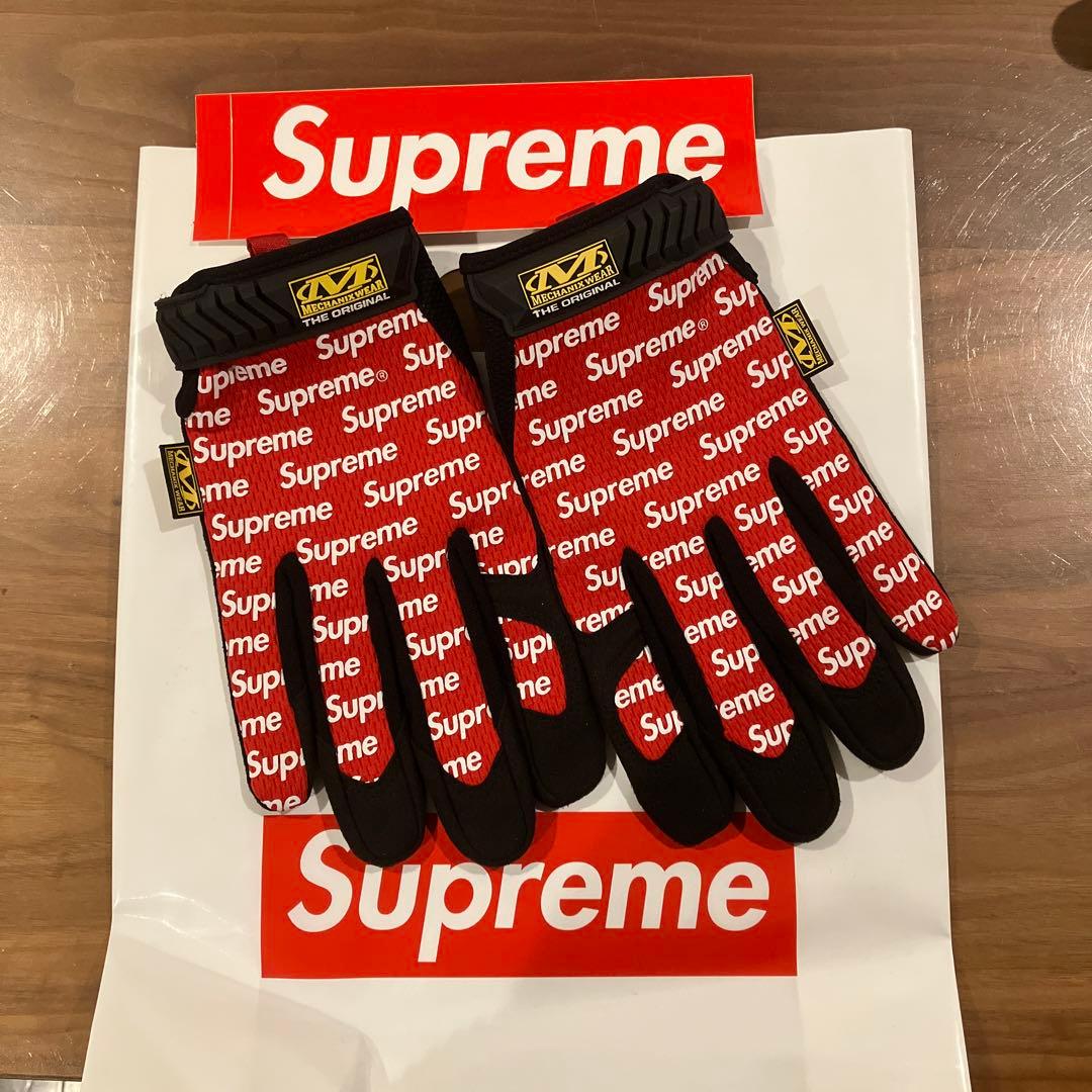 Supreme Mechanix Wear グローブ レッド/ブラック　L