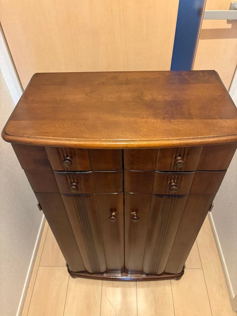 イギリス製 西洋 アンティーク コンソール キャビネット 飾り棚