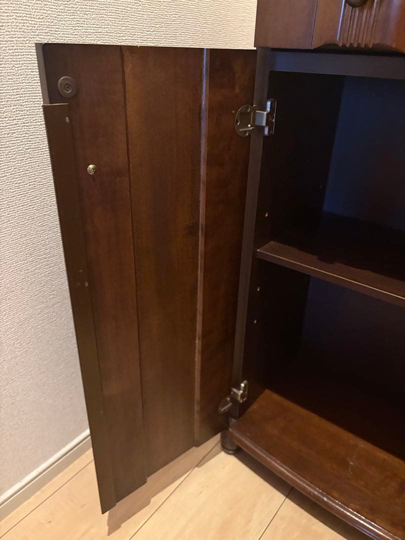 イギリス製 西洋 アンティーク コンソール キャビネット 飾り棚