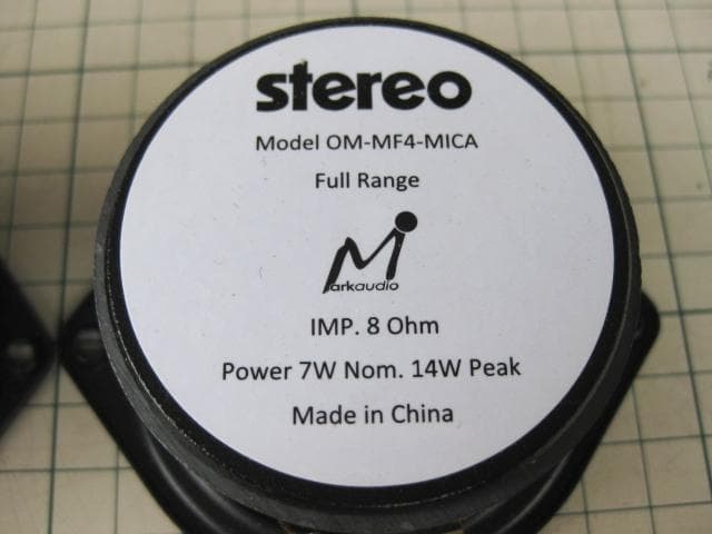 MarkAudio 　フルレンジスピーカー 　キット　ペア