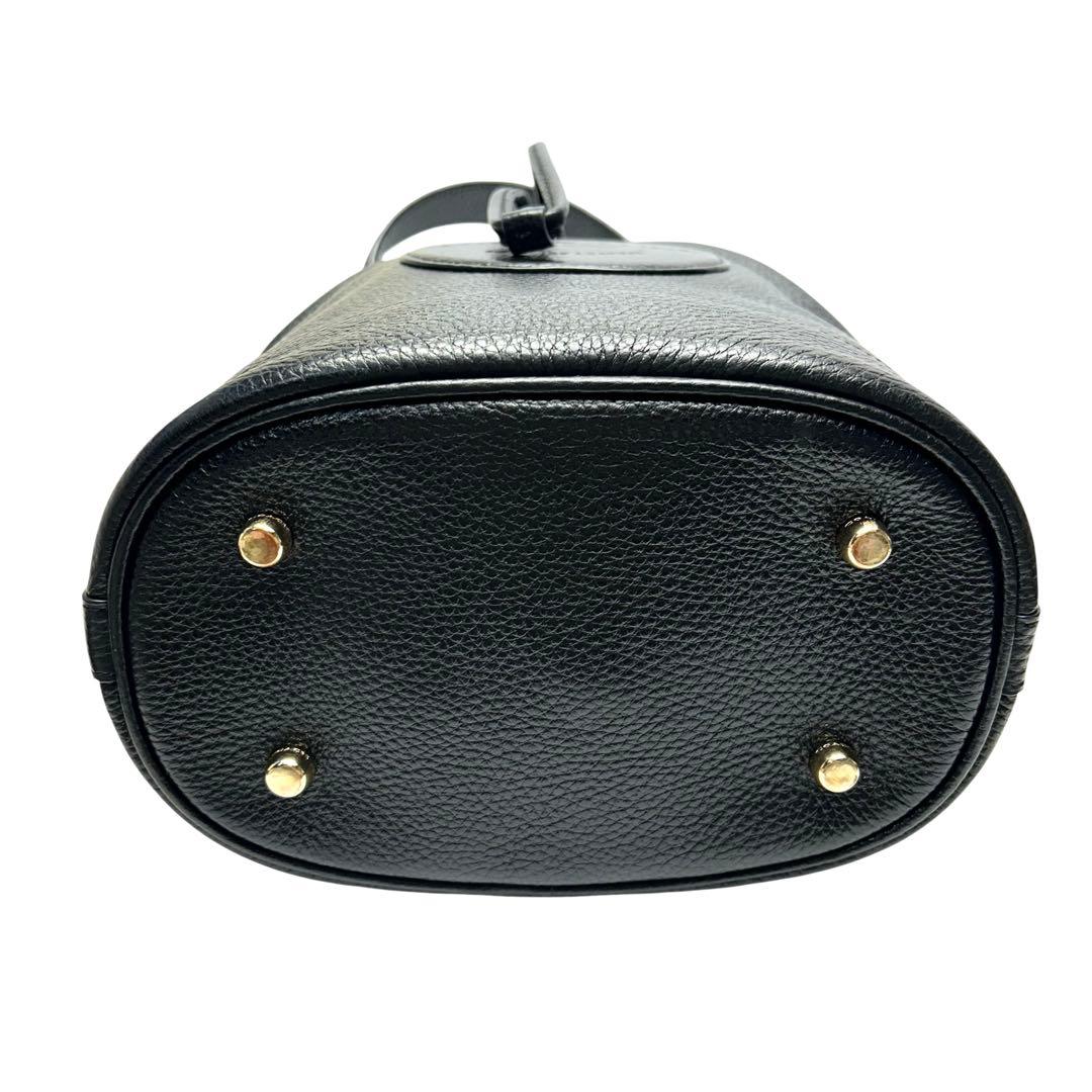 美品 COACH コーチ　デンプシー ドローストリング バケット バッグ　黒