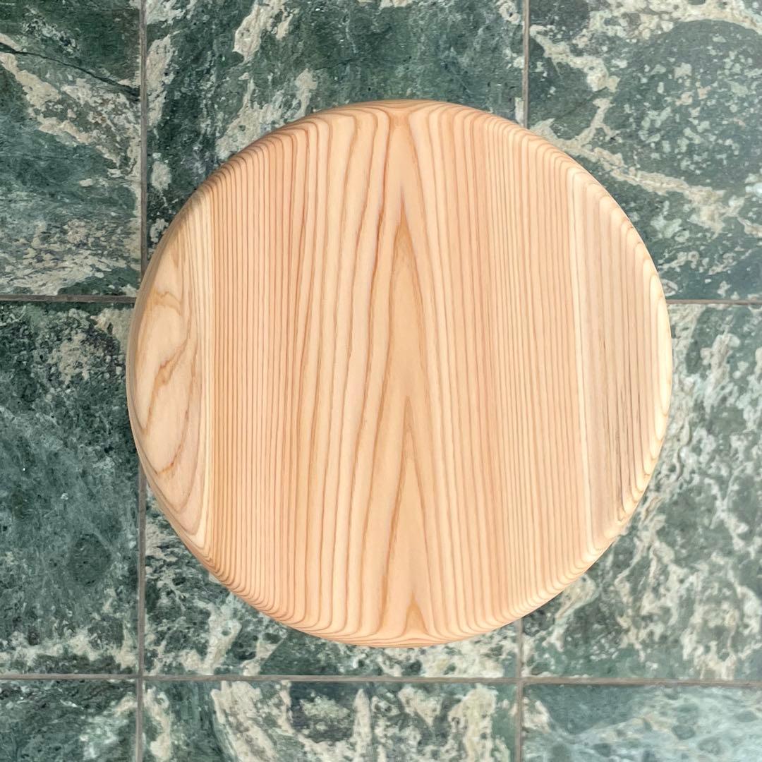 専用出品　国産ひのき　木製スツール　丸椅子　カウンターチェアー