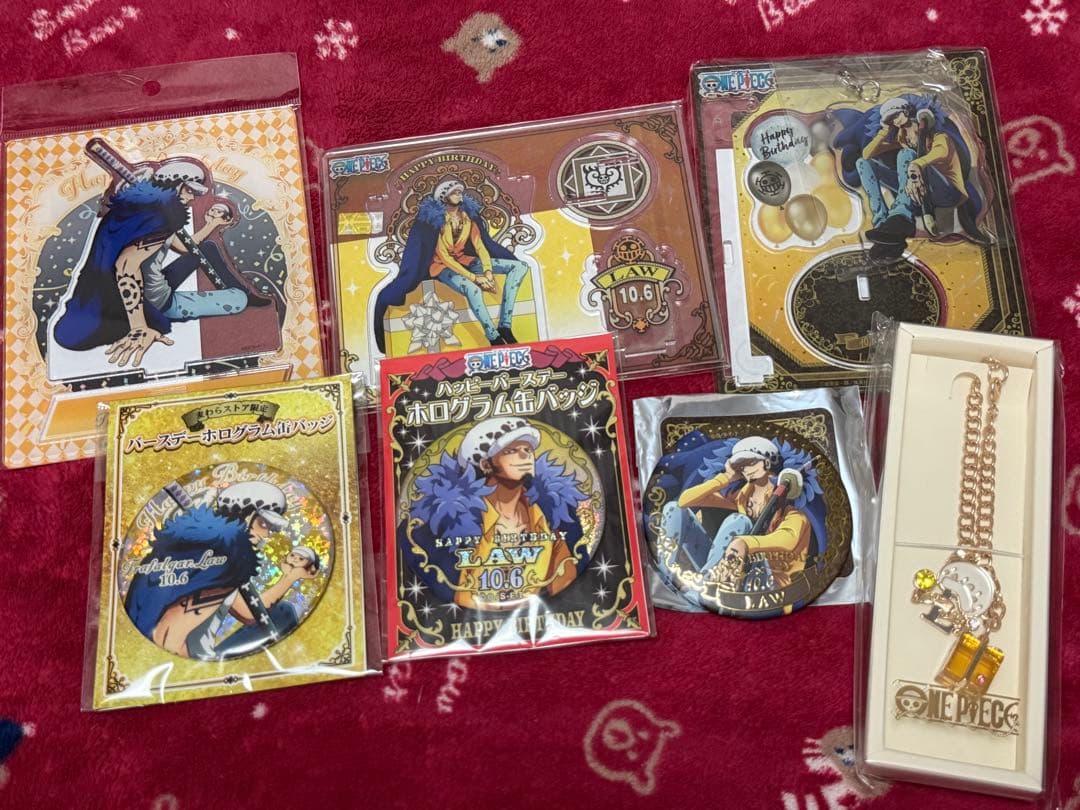 ワンピース　トラファルガー・ロー　バースデーグッズまとめ売り